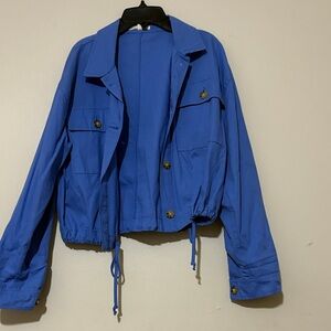 Copper Key Royal Blue Utility Jacket